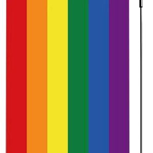 LGBT Yard Small Flag 12.5x18 Inch Double Sided